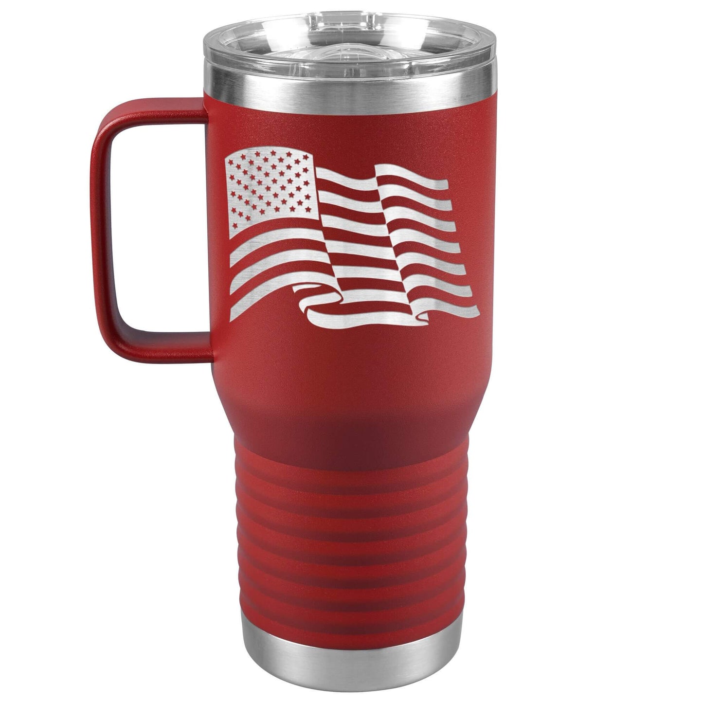 American Flag 20 oz Traveler Tumbler