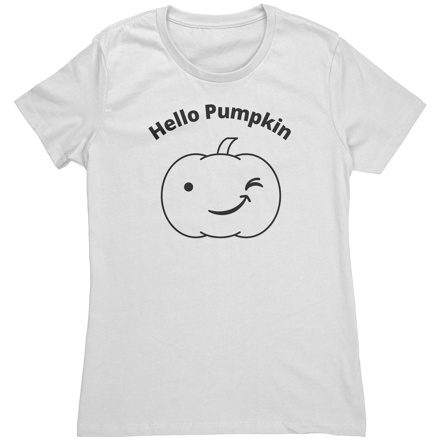Cute Hello Pumpkin Fall Shirt