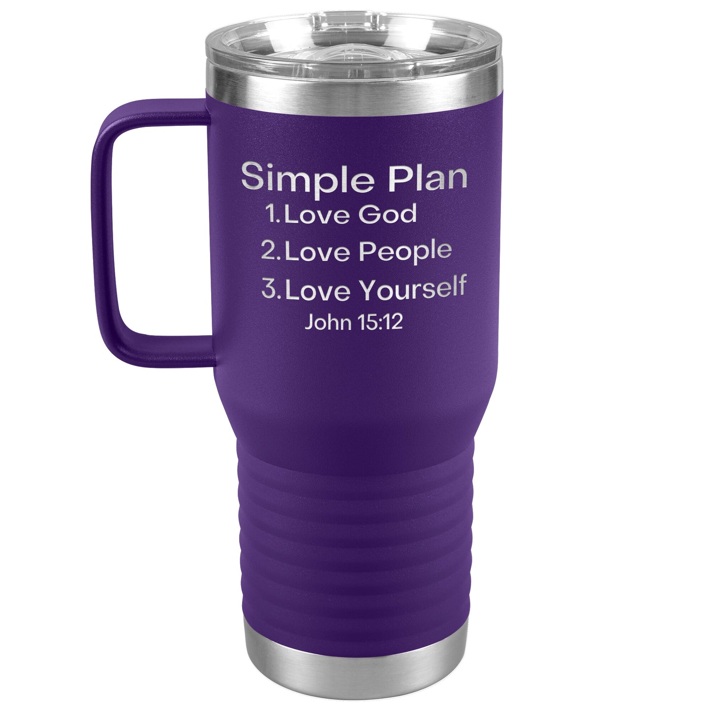Love People 20 oz travel tumbler