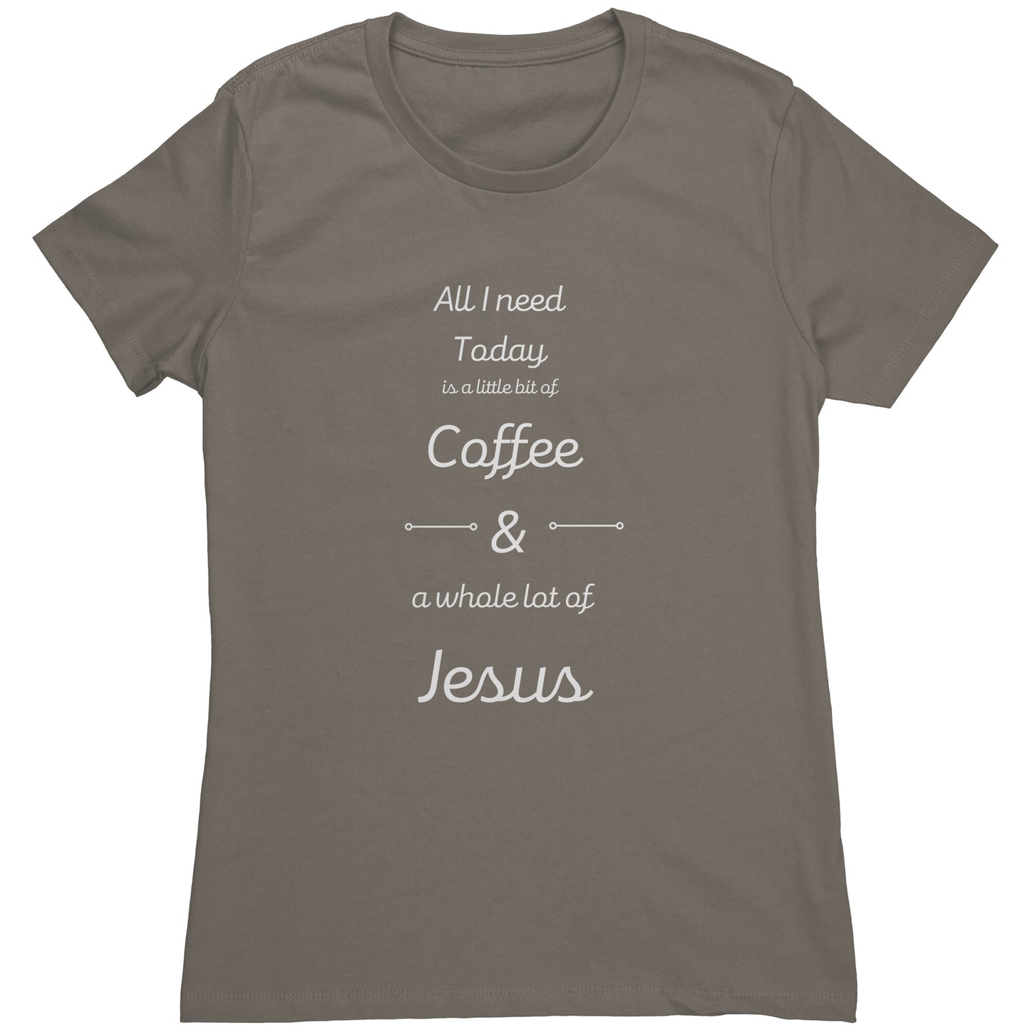Women's Jesus and Coffee Shirt