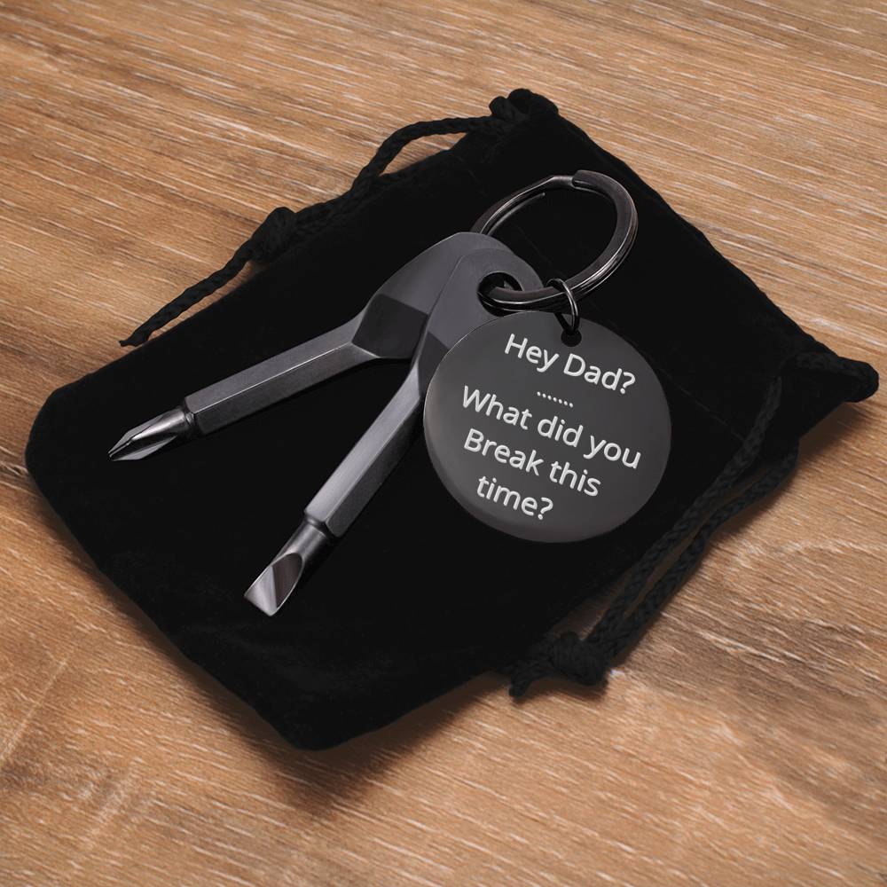 Funny Tool Keyring for the Dad and handyman in the family