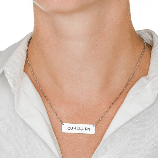 ICU RN Customizable Necklace