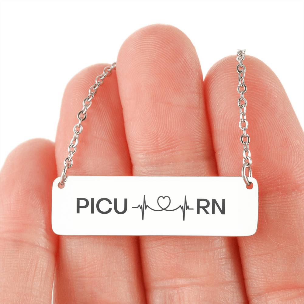 PICU RN Customizable Necklace