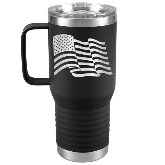 American Flag 20 oz Traveler Tumbler