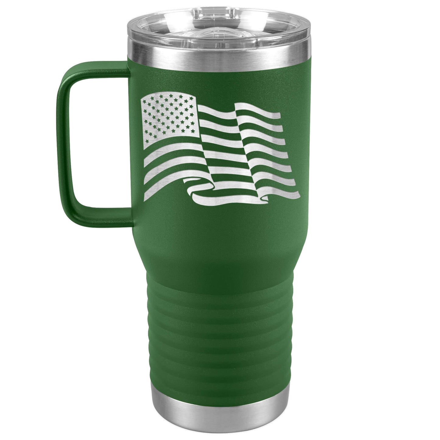 American Flag 20 oz Traveler Tumbler