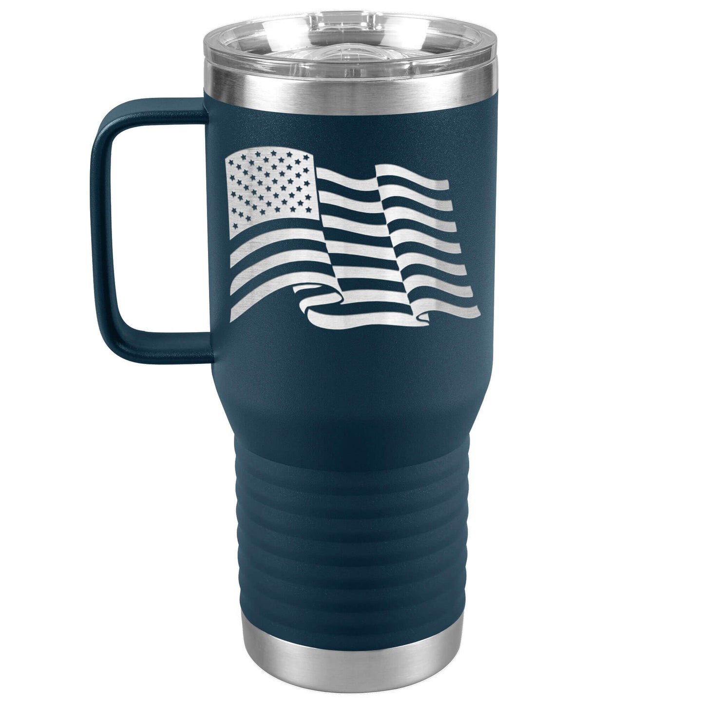 American Flag 20 oz Traveler Tumbler