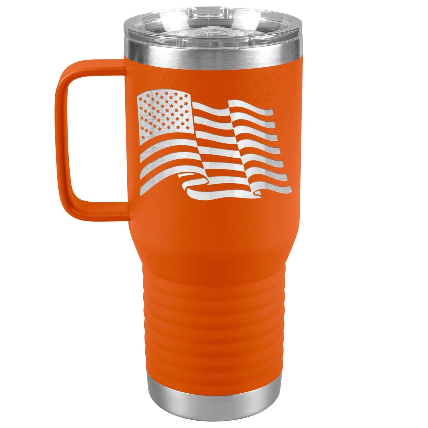 American Flag 20 oz Traveler Tumbler
