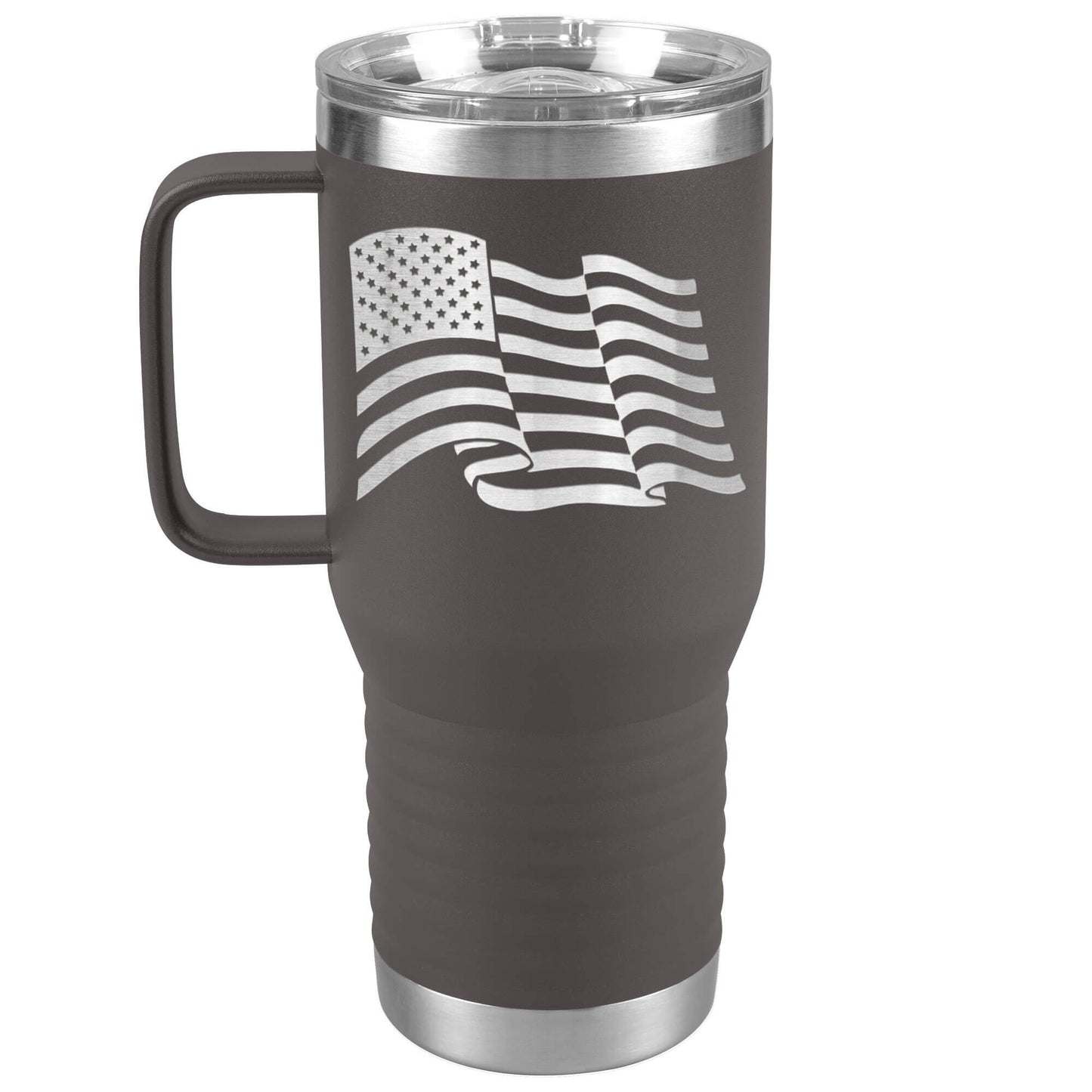 American Flag 20 oz Traveler Tumbler