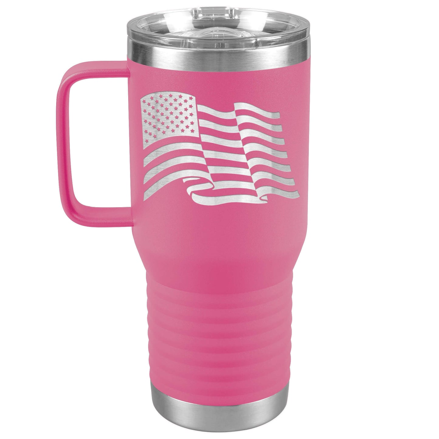 American Flag 20 oz Traveler Tumbler
