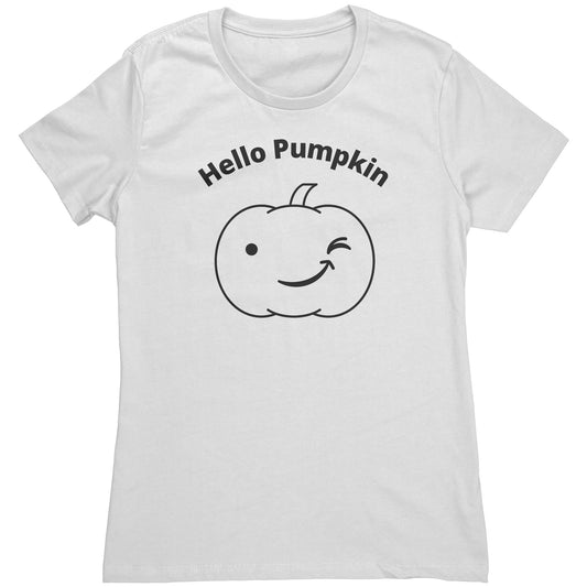 Cute Hello Pumpkin Fall Shirt