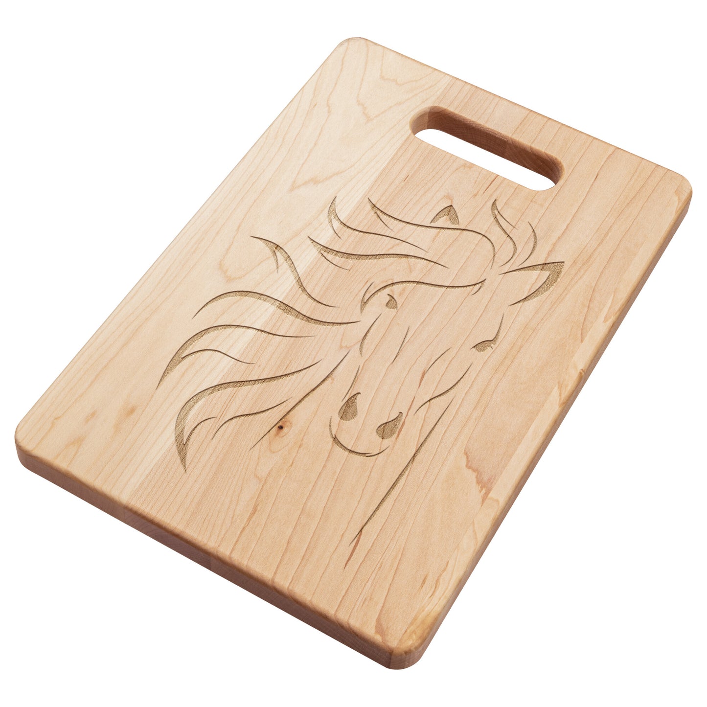 Farmhouse Horse Maple Cutting Board