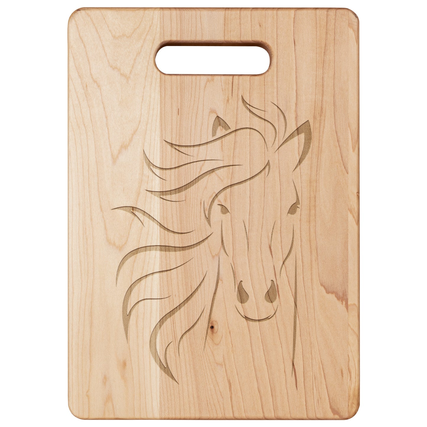 Farmhouse Horse Maple Cutting Board