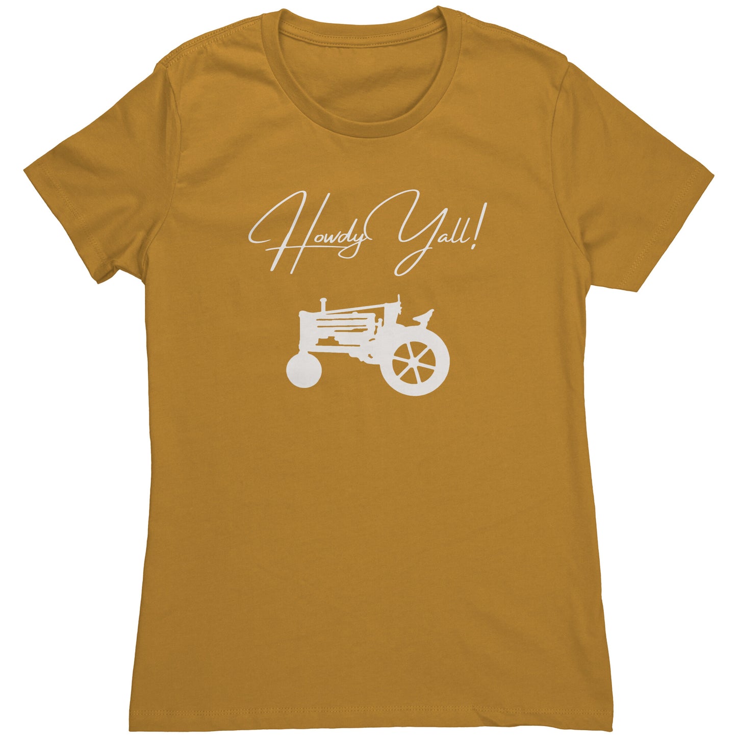 Fun and Cute Farm "Howdy Y'all" Shirt with tractor