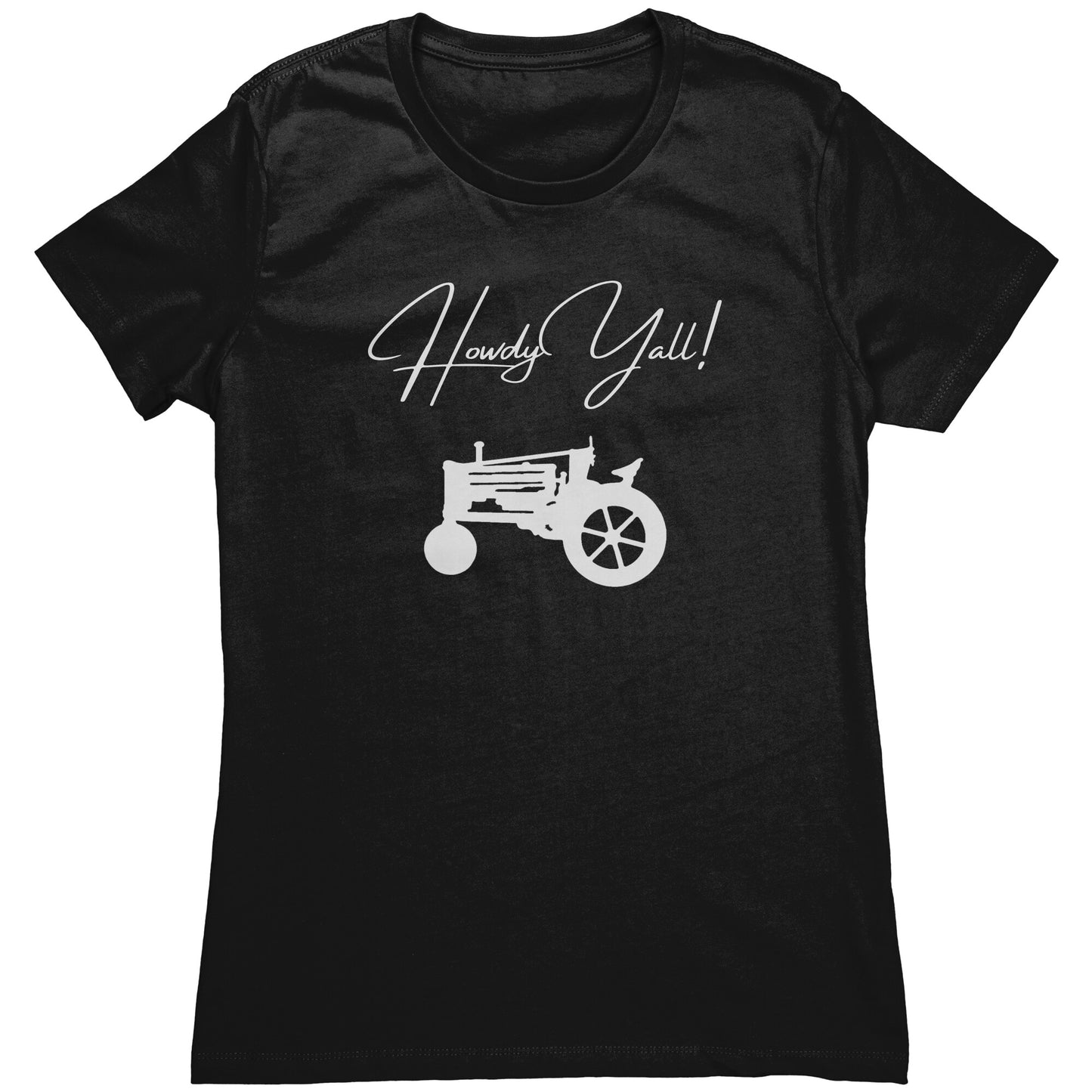 Fun and Cute Farm "Howdy Y'all" Shirt with tractor
