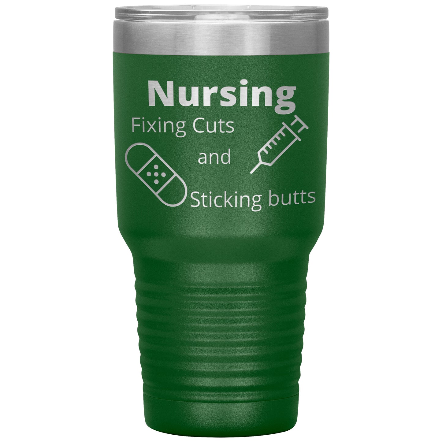 Funny Nursing B 30 oz Travel Tumbler