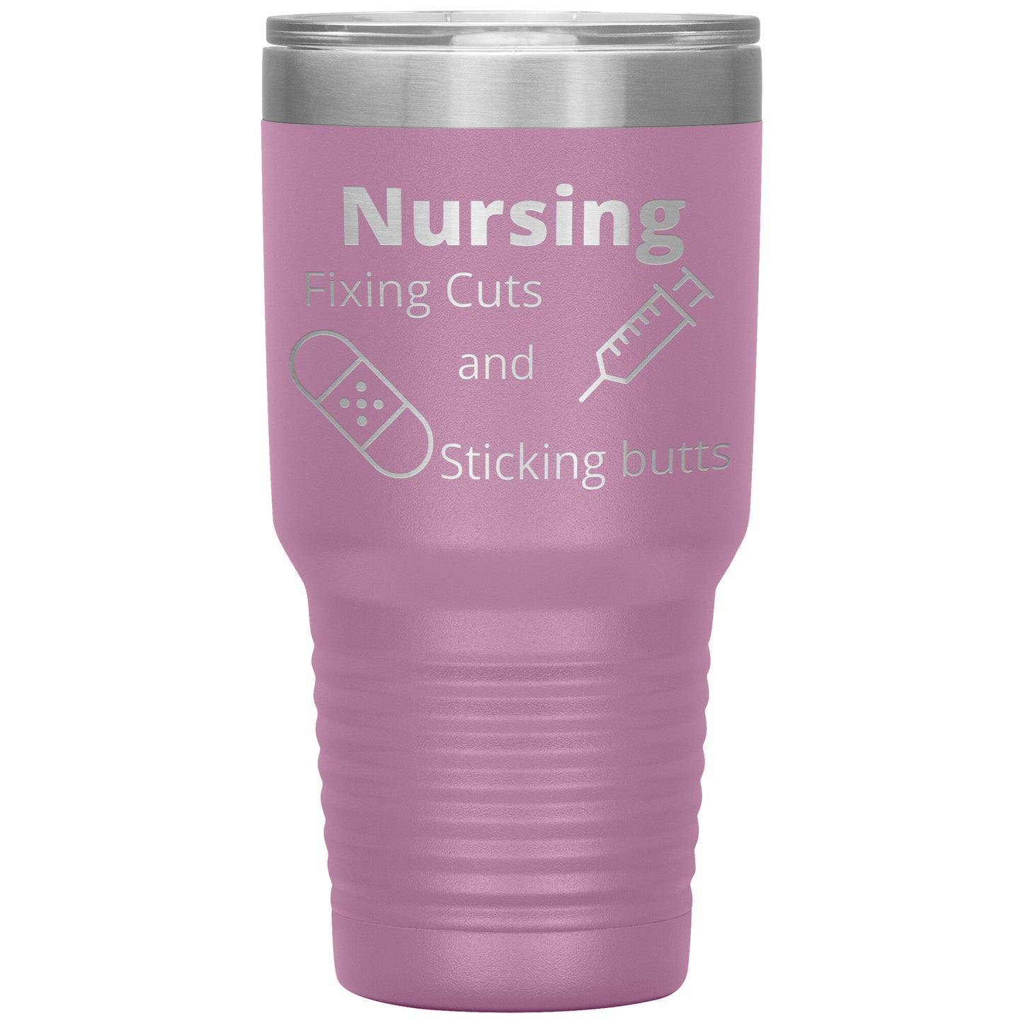 Funny Nursing B 30 oz Travel Tumbler