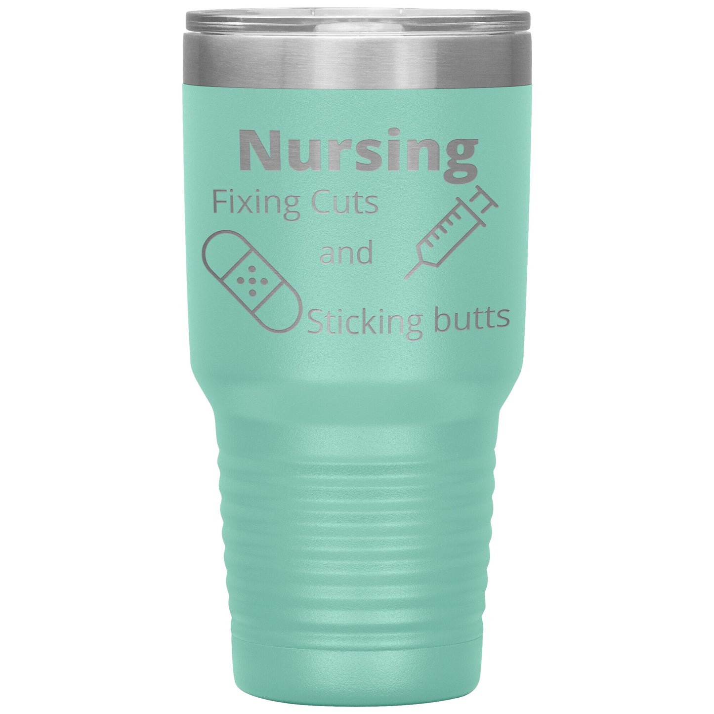 Funny Nursing B 30 oz Travel Tumbler