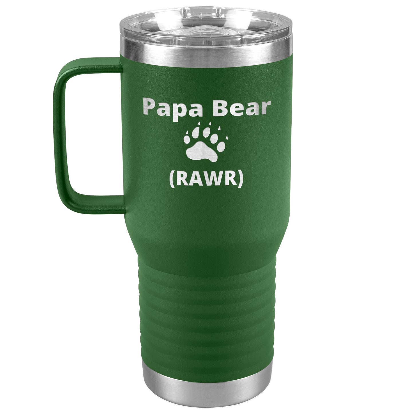 Funny Papa Bear 20 oz Tumbler