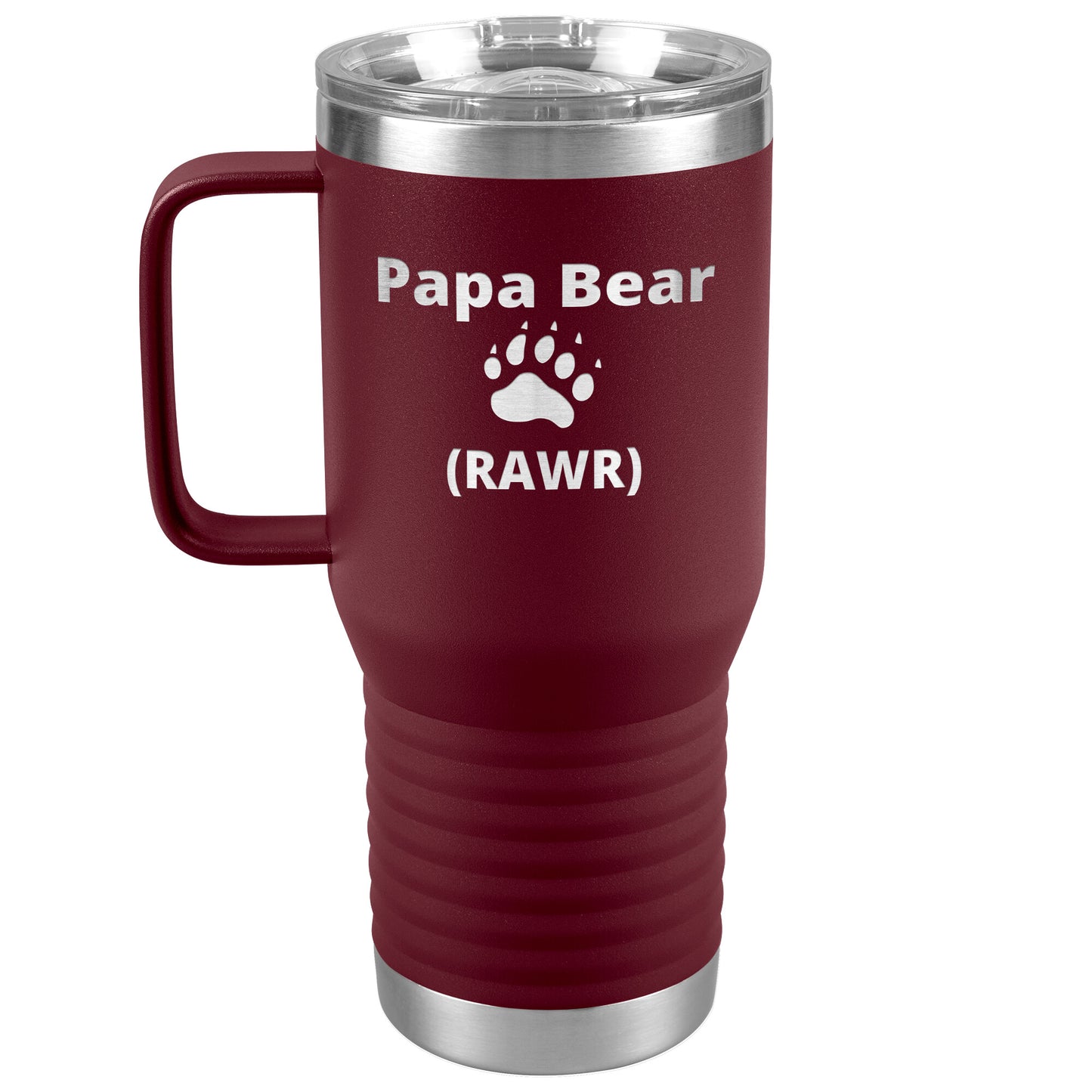 Funny Papa Bear 20 oz Tumbler