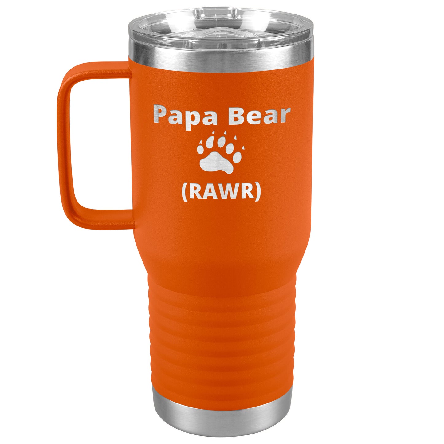 Funny Papa Bear 20 oz Tumbler