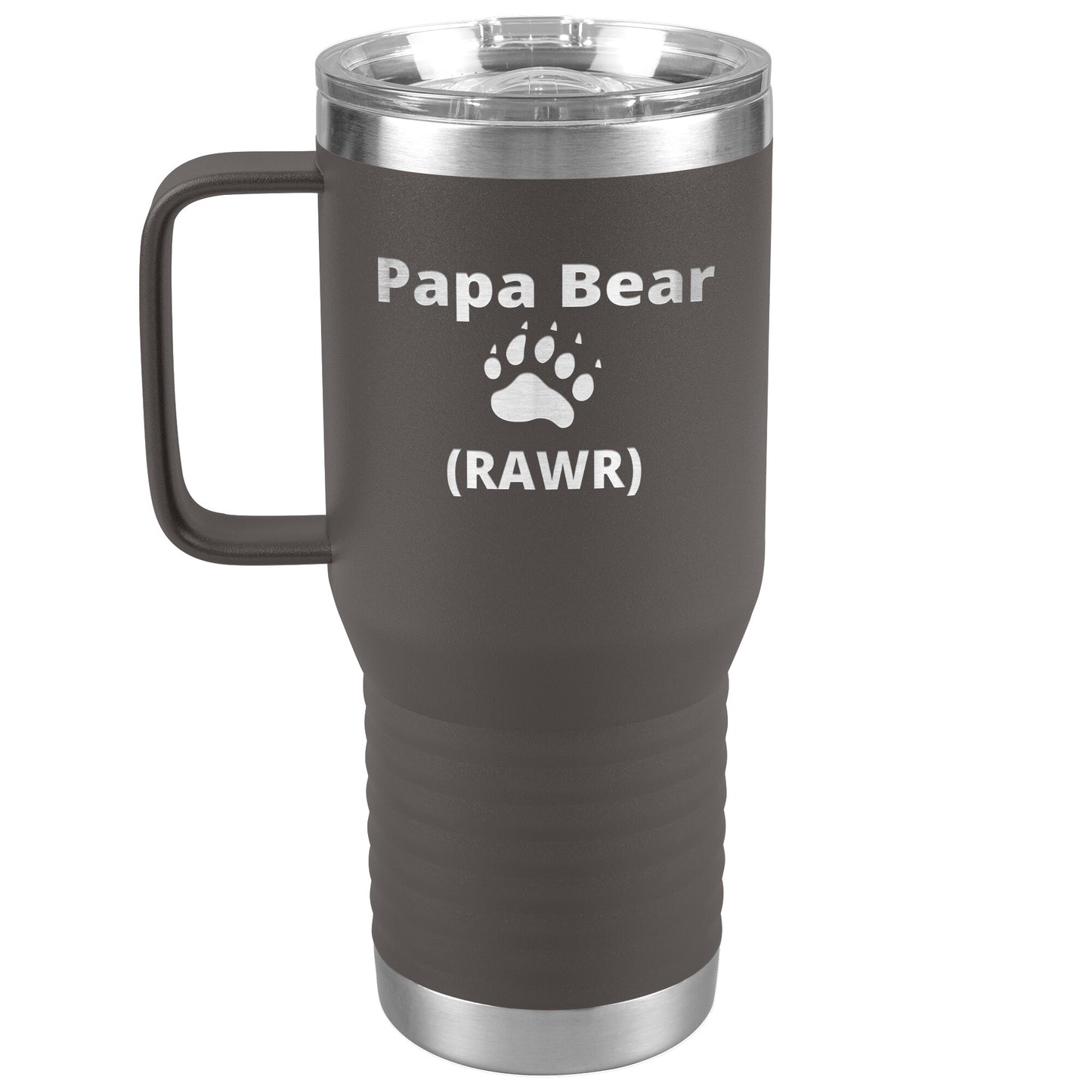 Funny Papa Bear 20 oz Tumbler
