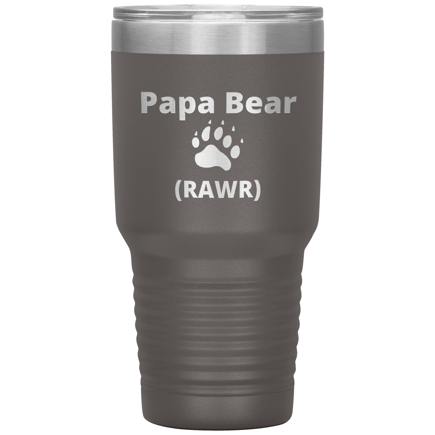 Funny Papa Bear 30 oz Tumbler