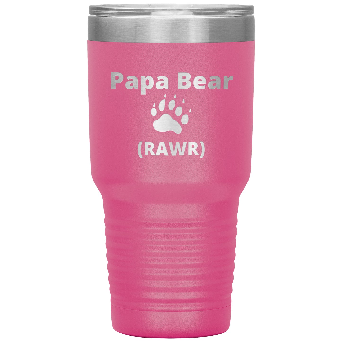 Funny Papa Bear 30 oz Tumbler