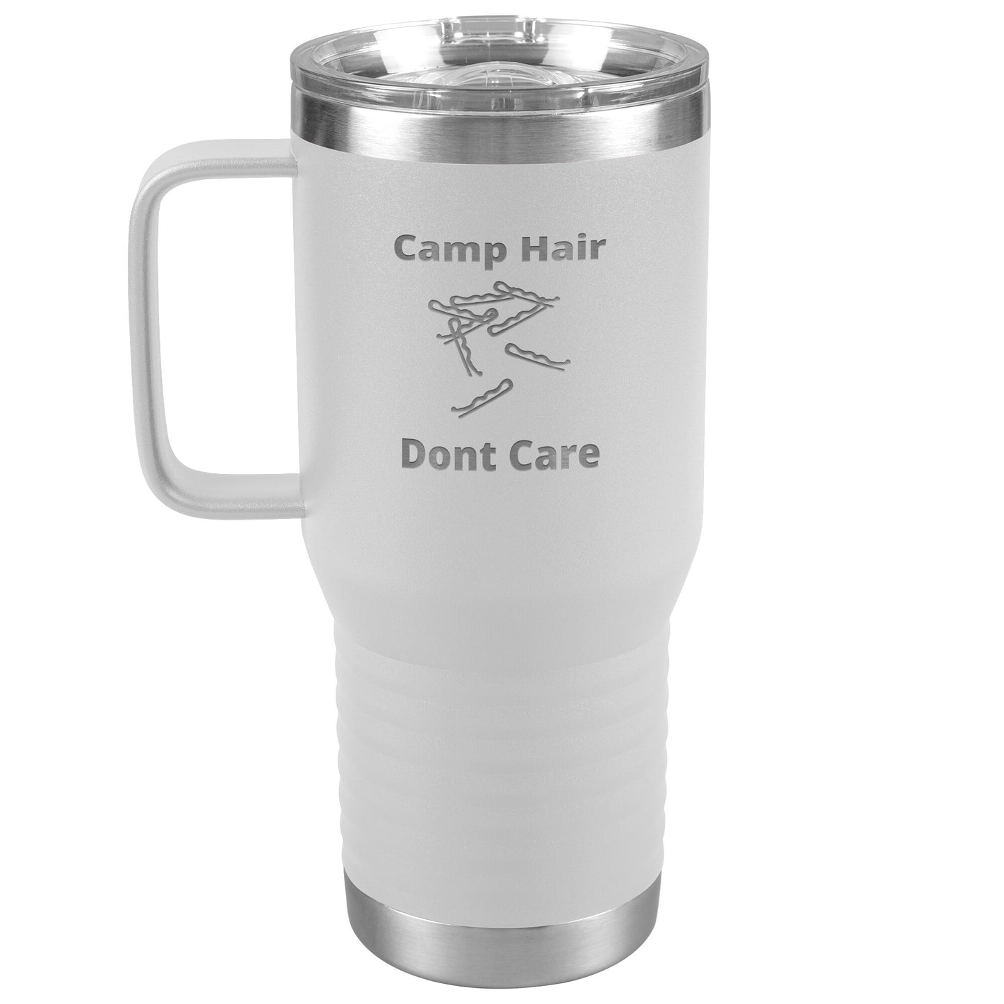 Hilarious Funny Apostolic Tumbler Camp Hair Don't care