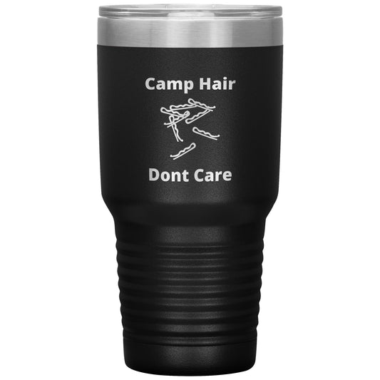 Hilarious Funny Apostolic Tumbler Camp Hair Don't care
