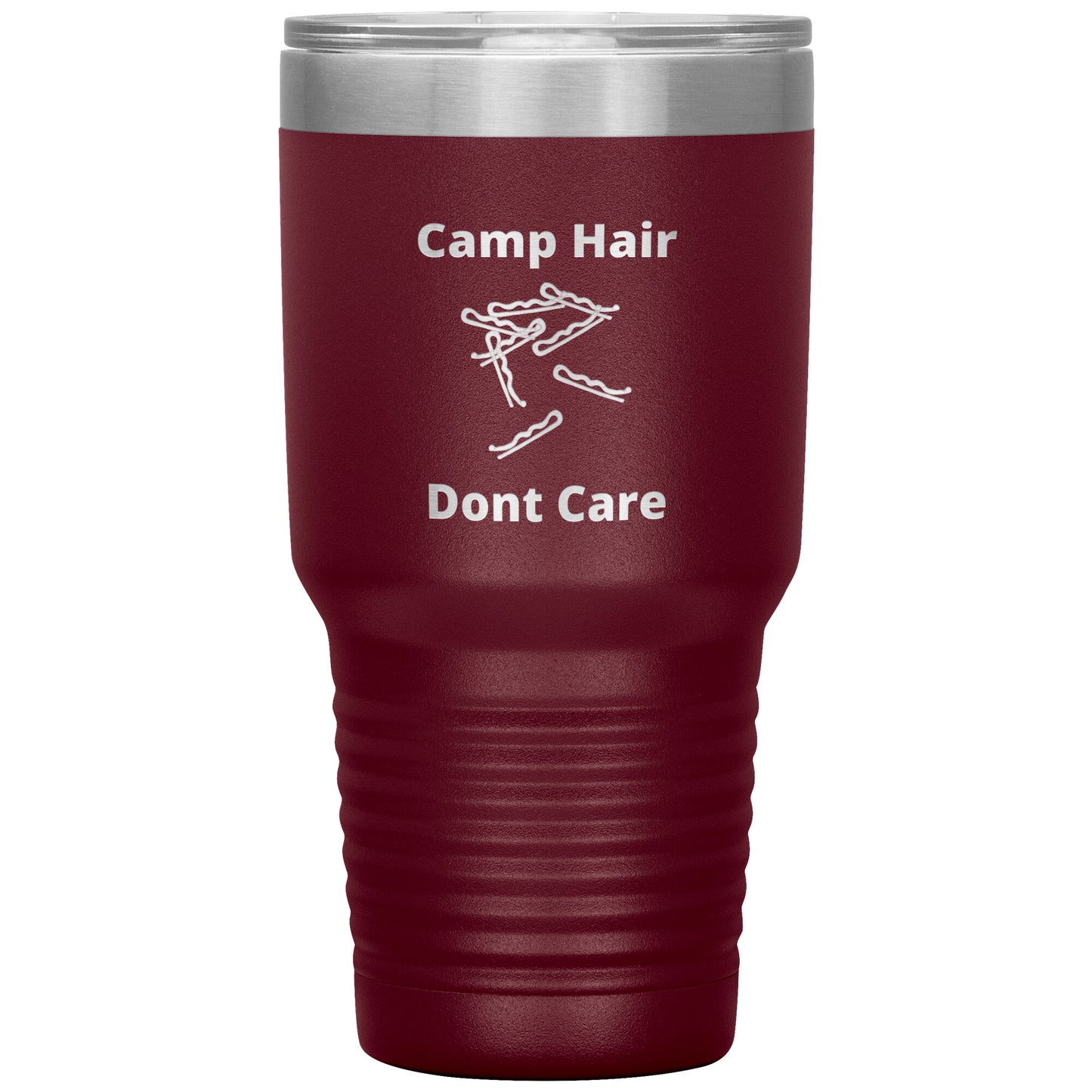Hilarious Funny Apostolic Tumbler Camp Hair Don't care