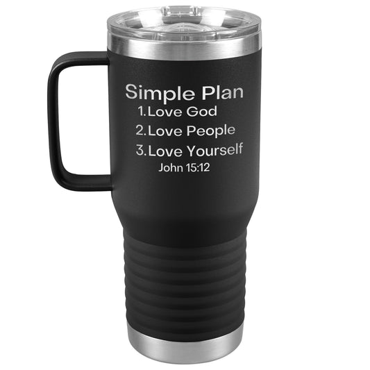 Love People 20 oz travel tumbler