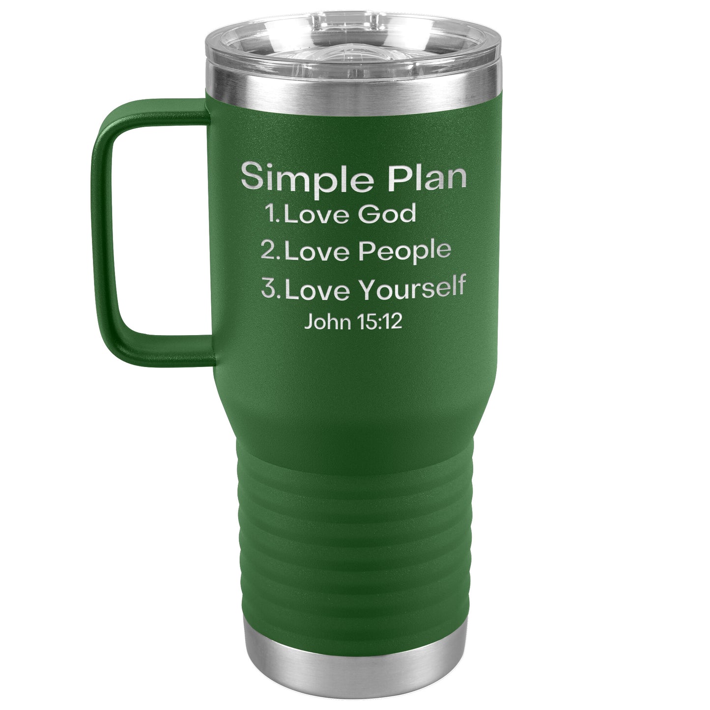 Love People 20 oz travel tumbler