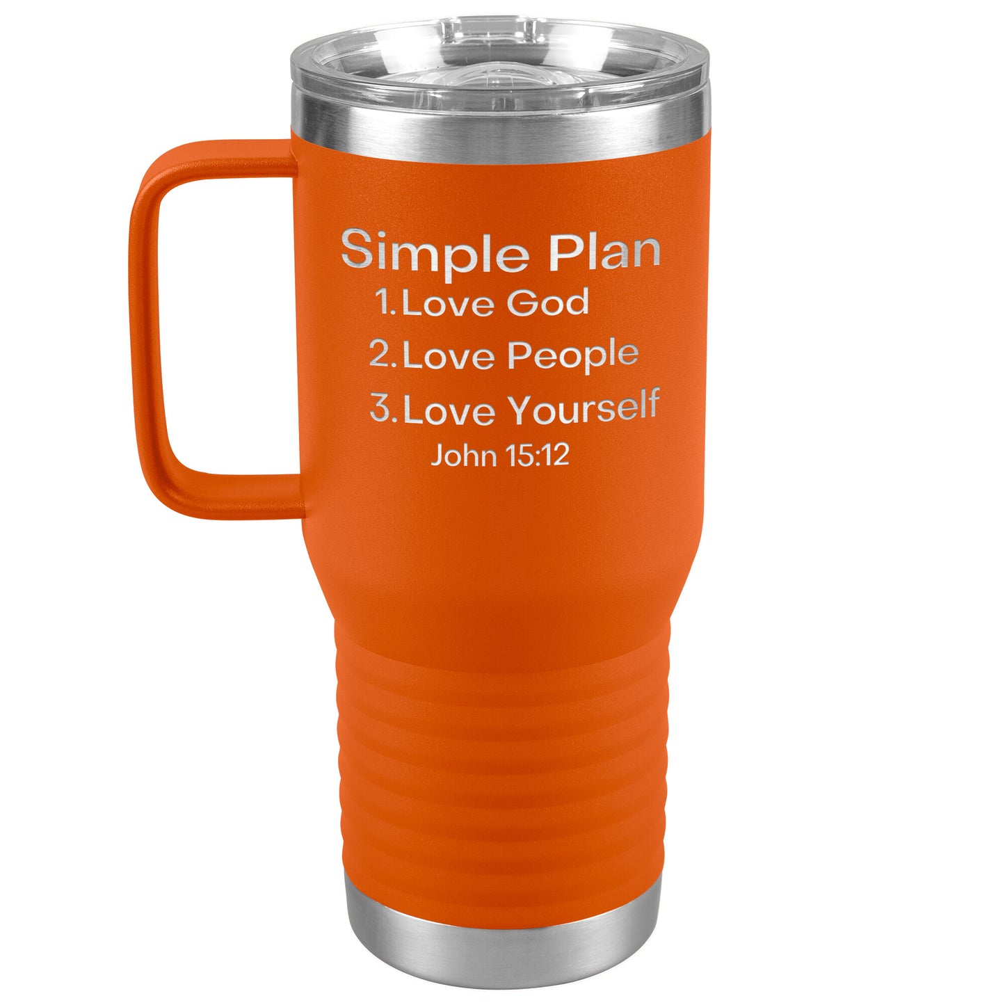 Love People 20 oz travel tumbler