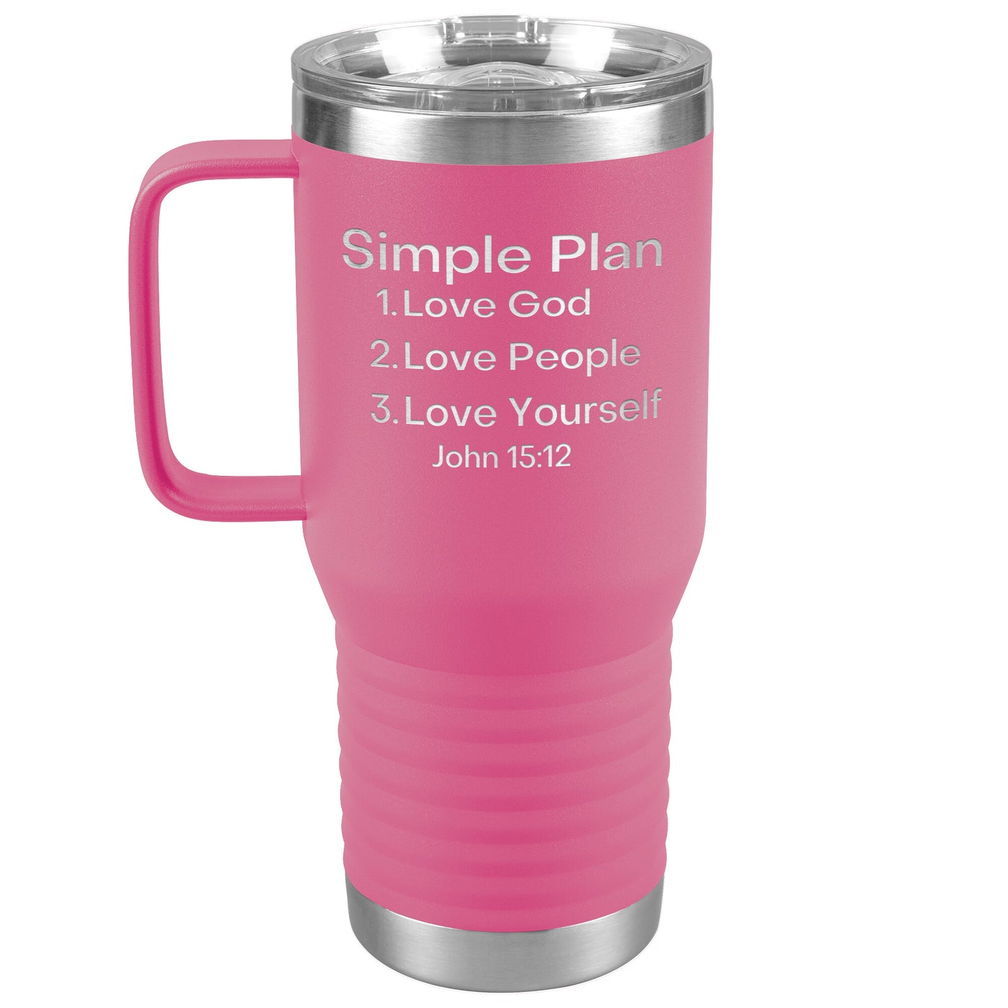 Love People 20 oz travel tumbler