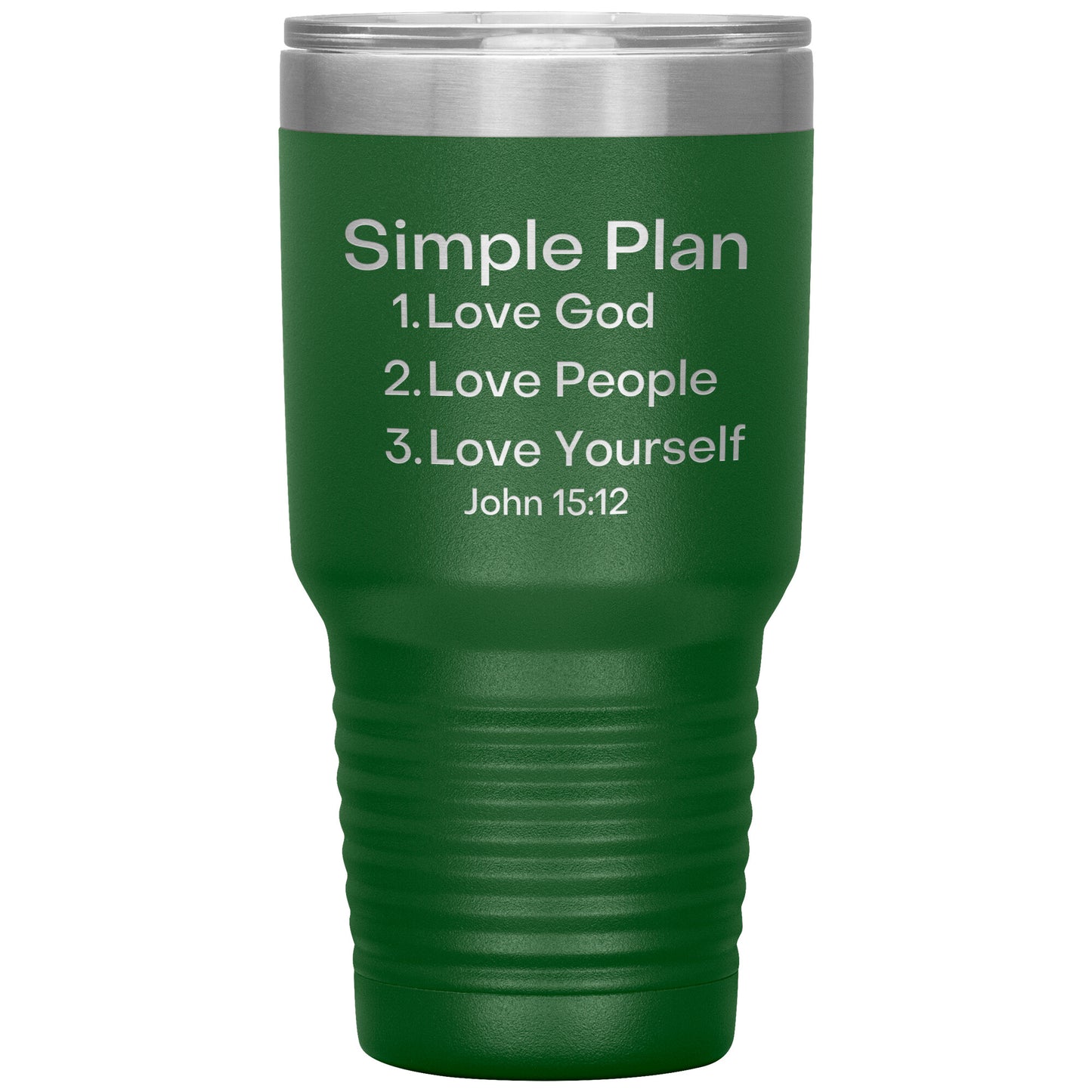 Love People 30 oz travel tumbler