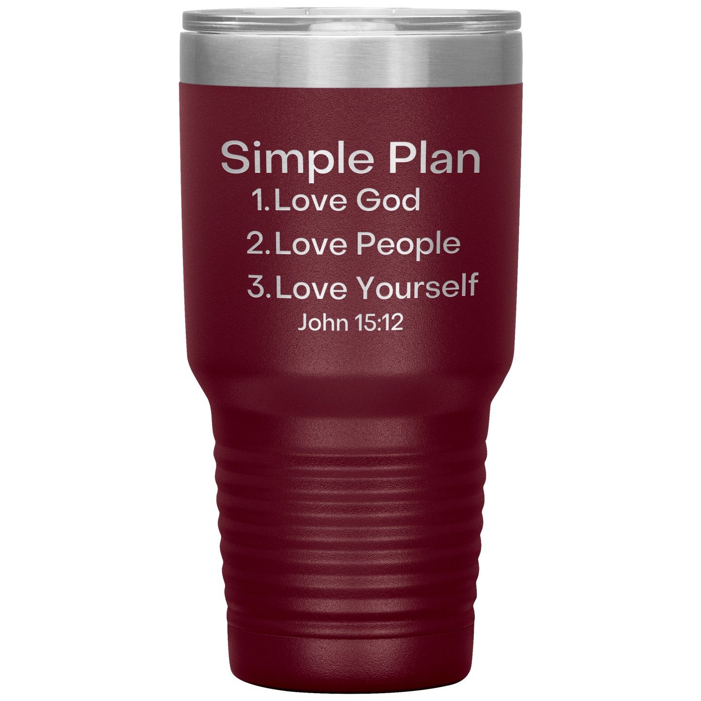 Love People 30 oz travel tumbler