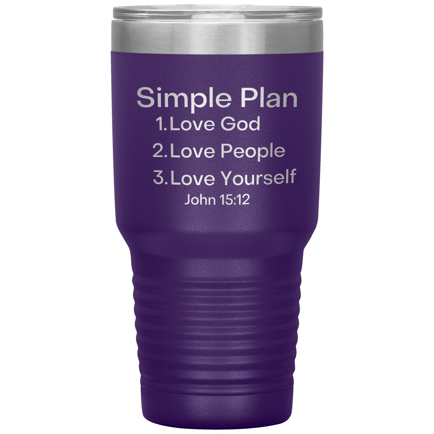 Love People 30 oz travel tumbler