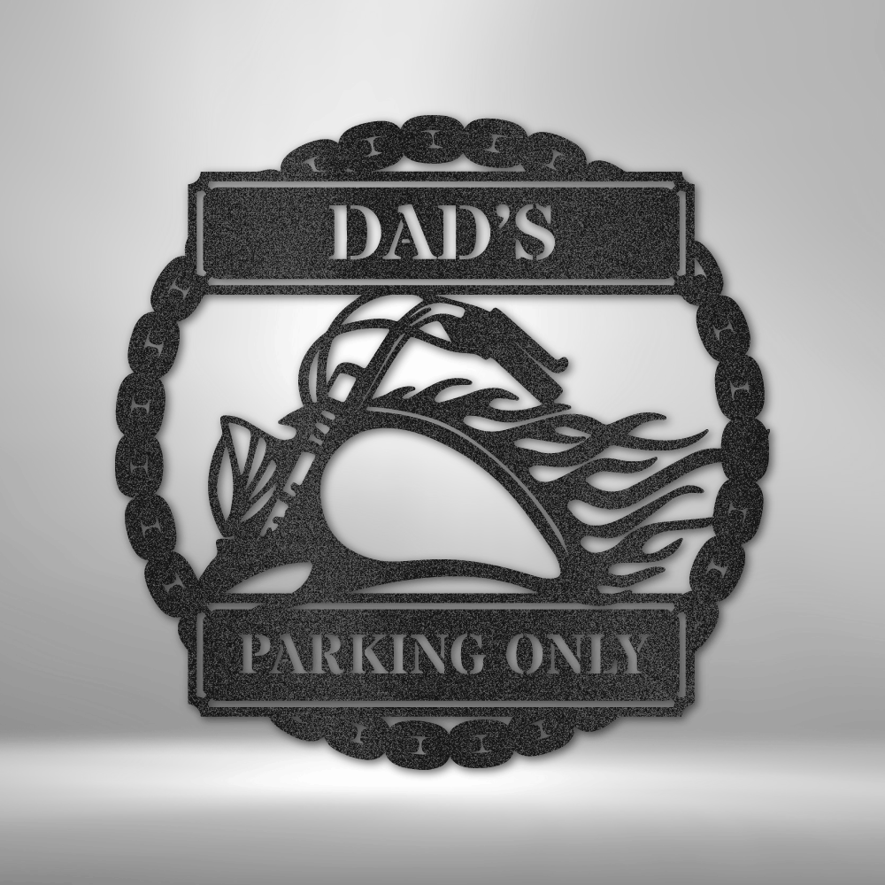 Hog Parking Plaque - Steel Sign