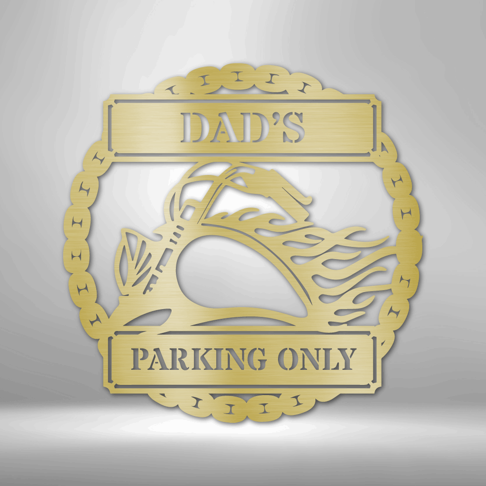 Hog Parking Plaque - Steel Sign