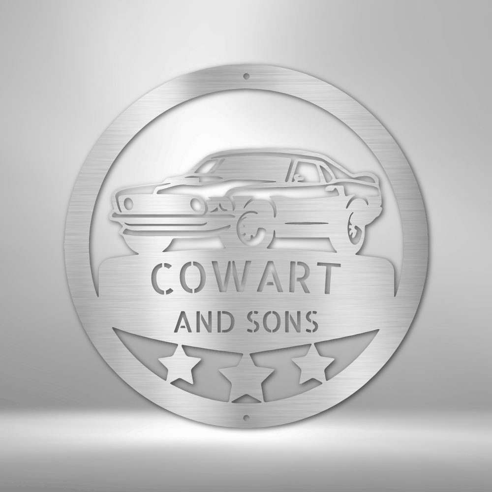 Master Workshop Monogram - Steel Sign