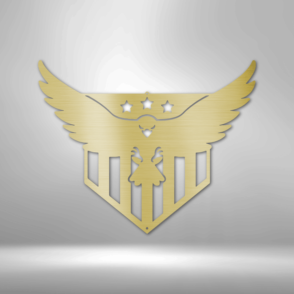 Swooping Eagle - Steel Sign