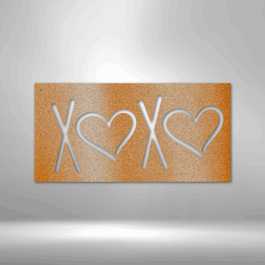 XOXO - Steel sign