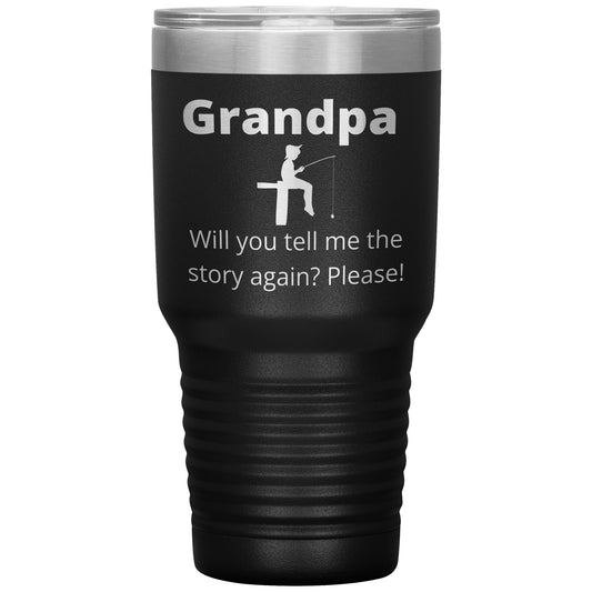 Sweet Grandpa Story 30 oz Tumbler