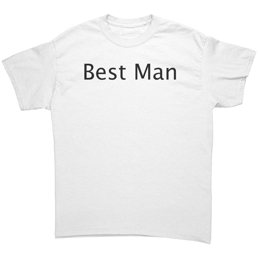 Wedding Party Best Man Cotton (White)