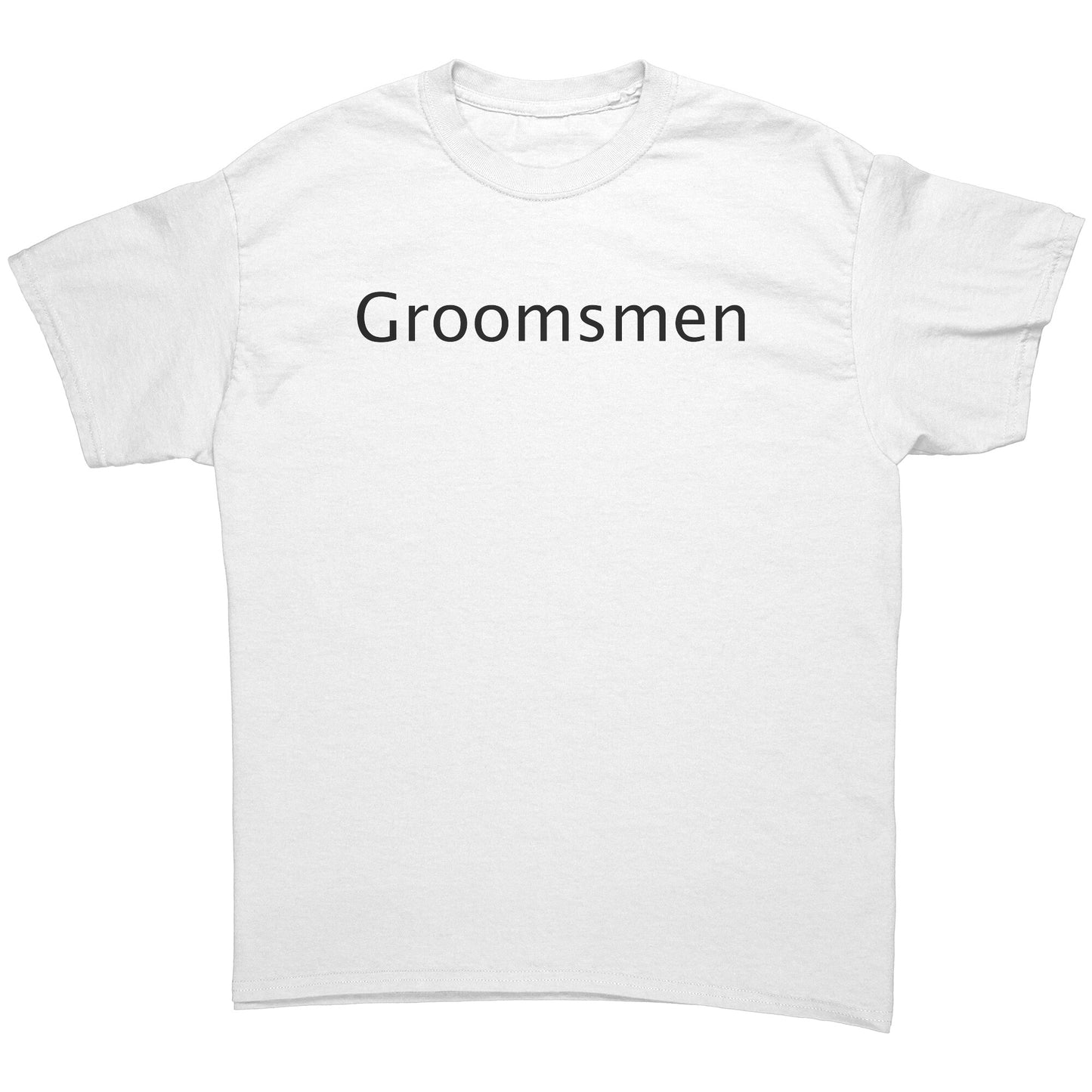 Wedding Party Groomsmen Cotton (White)