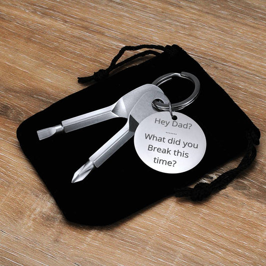 Funny Tool Keyring for the Dad and handyman in the family