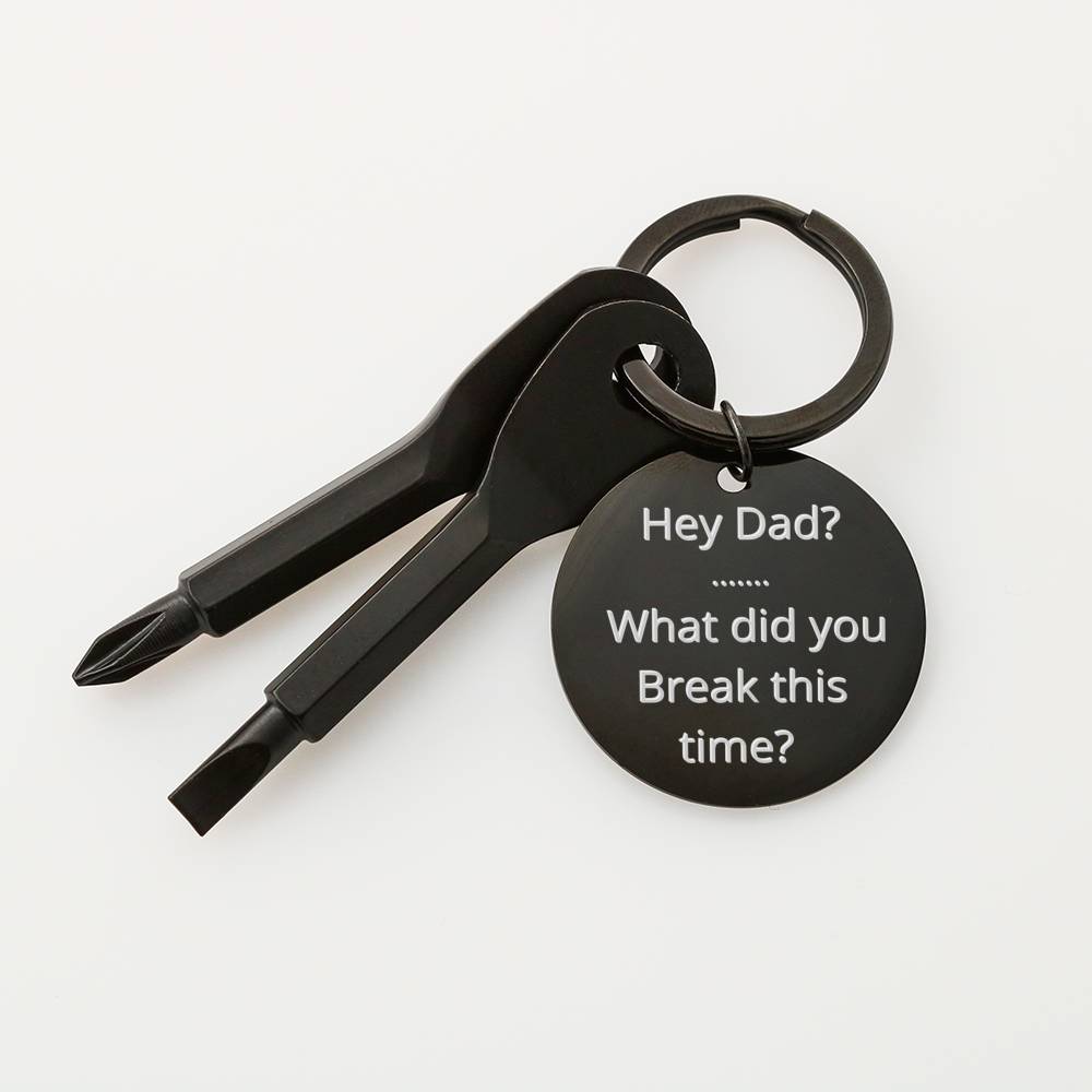 Funny Tool Keyring for the Dad and handyman in the family