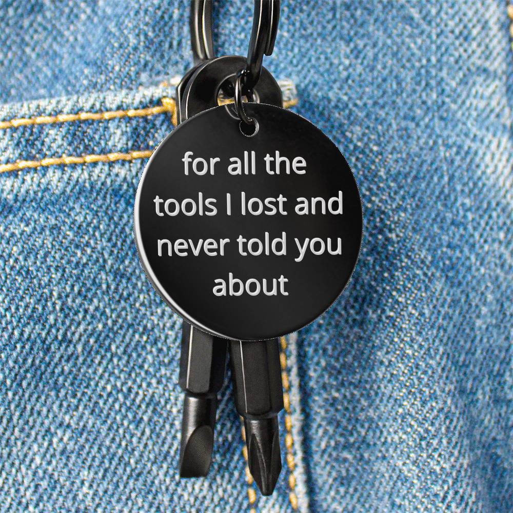 Incredible Tool Keyring for Dad, Grandpa, Son, any handyman in the family, or groomsmen