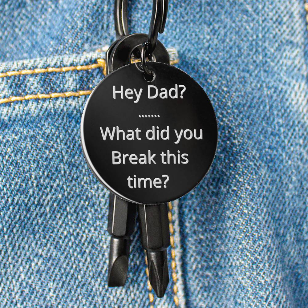 Funny Tool Keyring for the Dad and handyman in the family