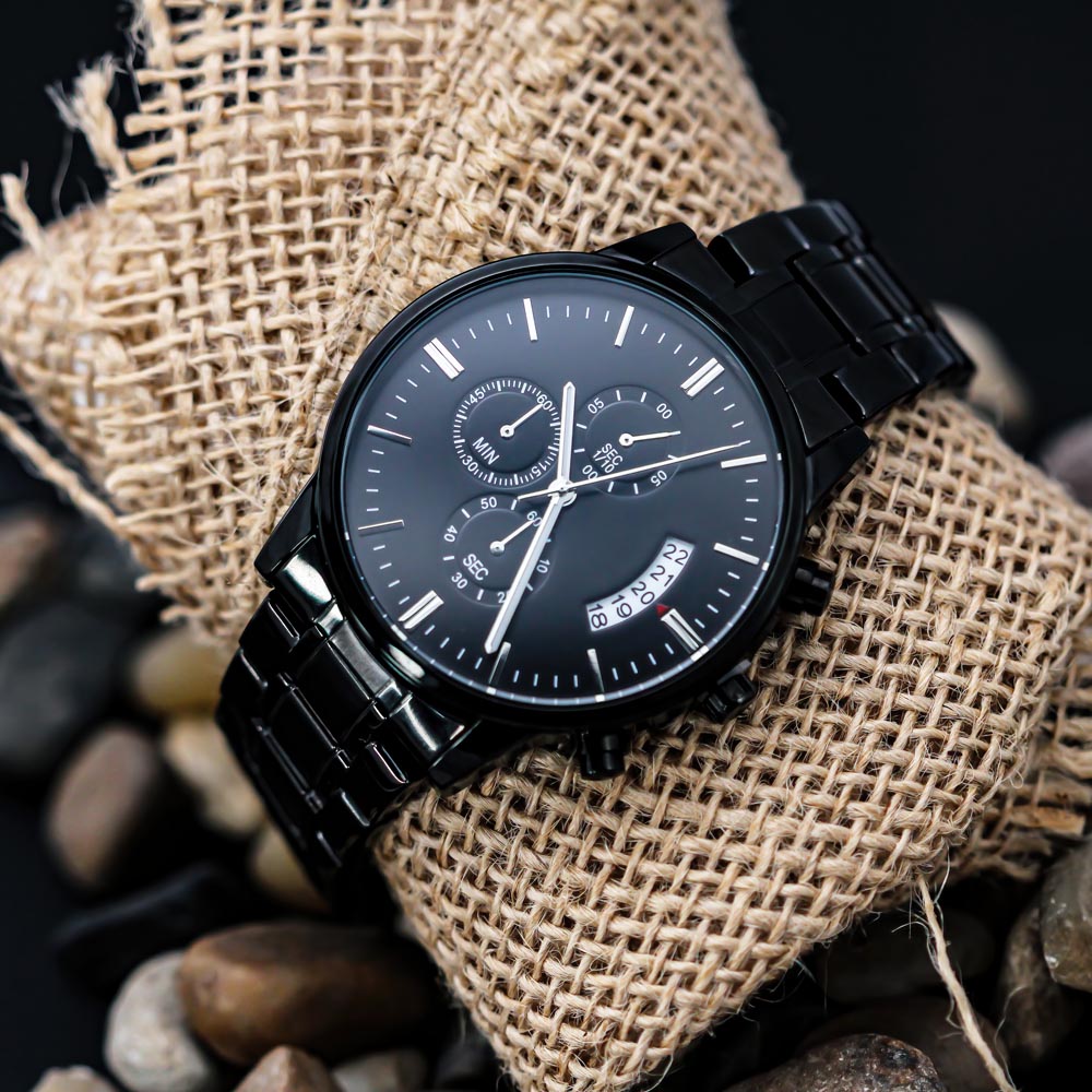 Elegant Customizable Chronograph Watch